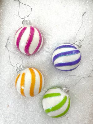 Swirled Stripe Ornament