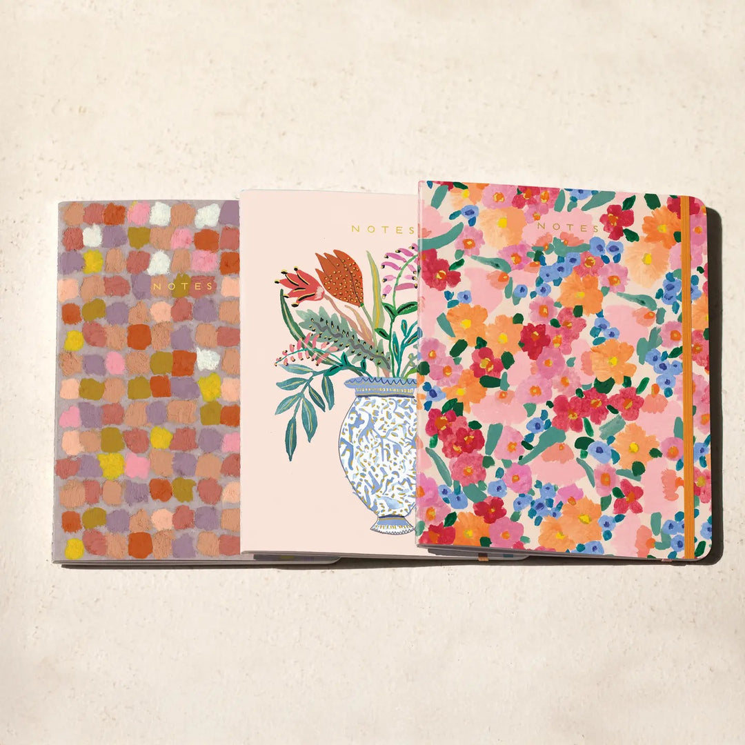 Market Flowers | Sewn Trio Notebook Set