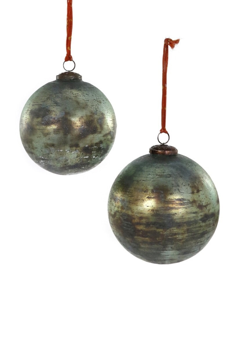 Burnish Mercury Glass Ornament
