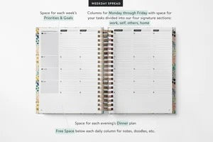 Fresh Blossoms Weekly Planner