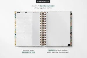Fresh Blossoms Weekly Planner