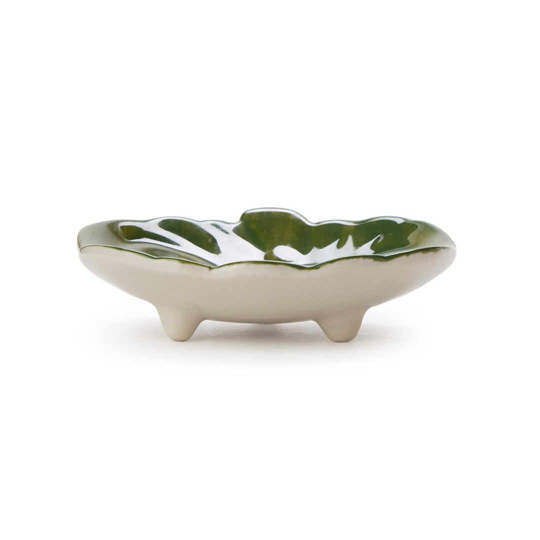 Garden Harvest Hand-Painted Tidbit Dishes