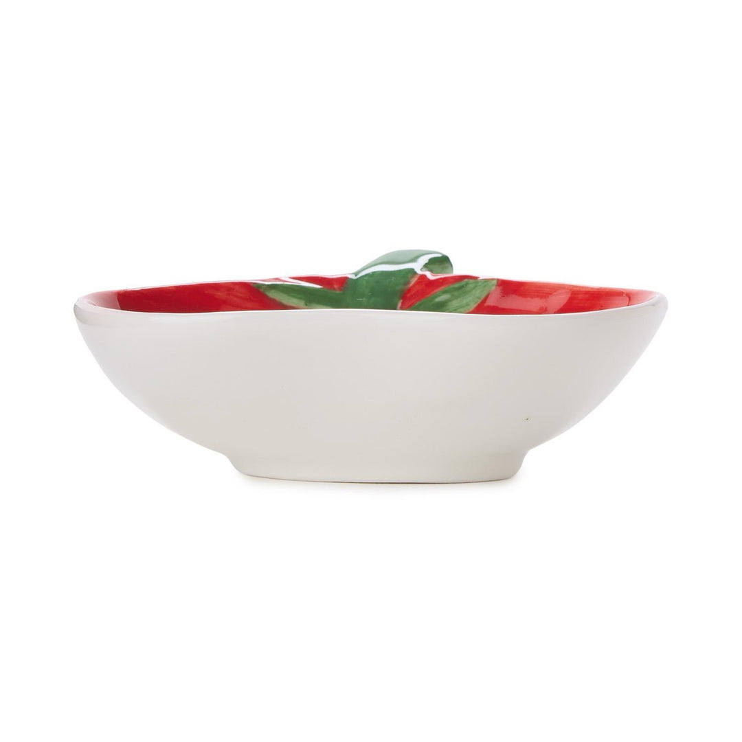 Garden Harvest Hand-Painted Tidbit Dishes