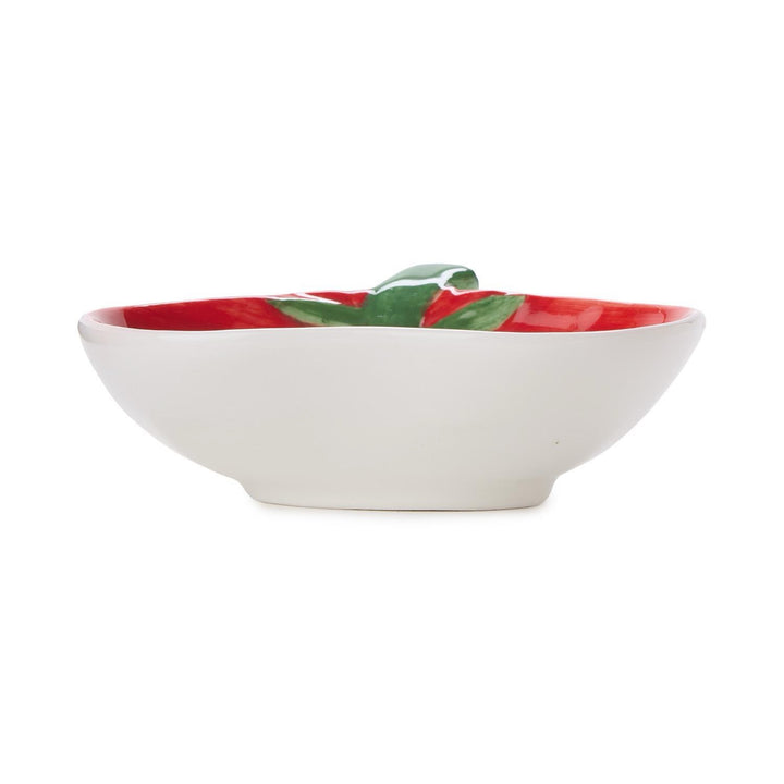 Garden Harvest Hand-Painted Tidbit Dishes