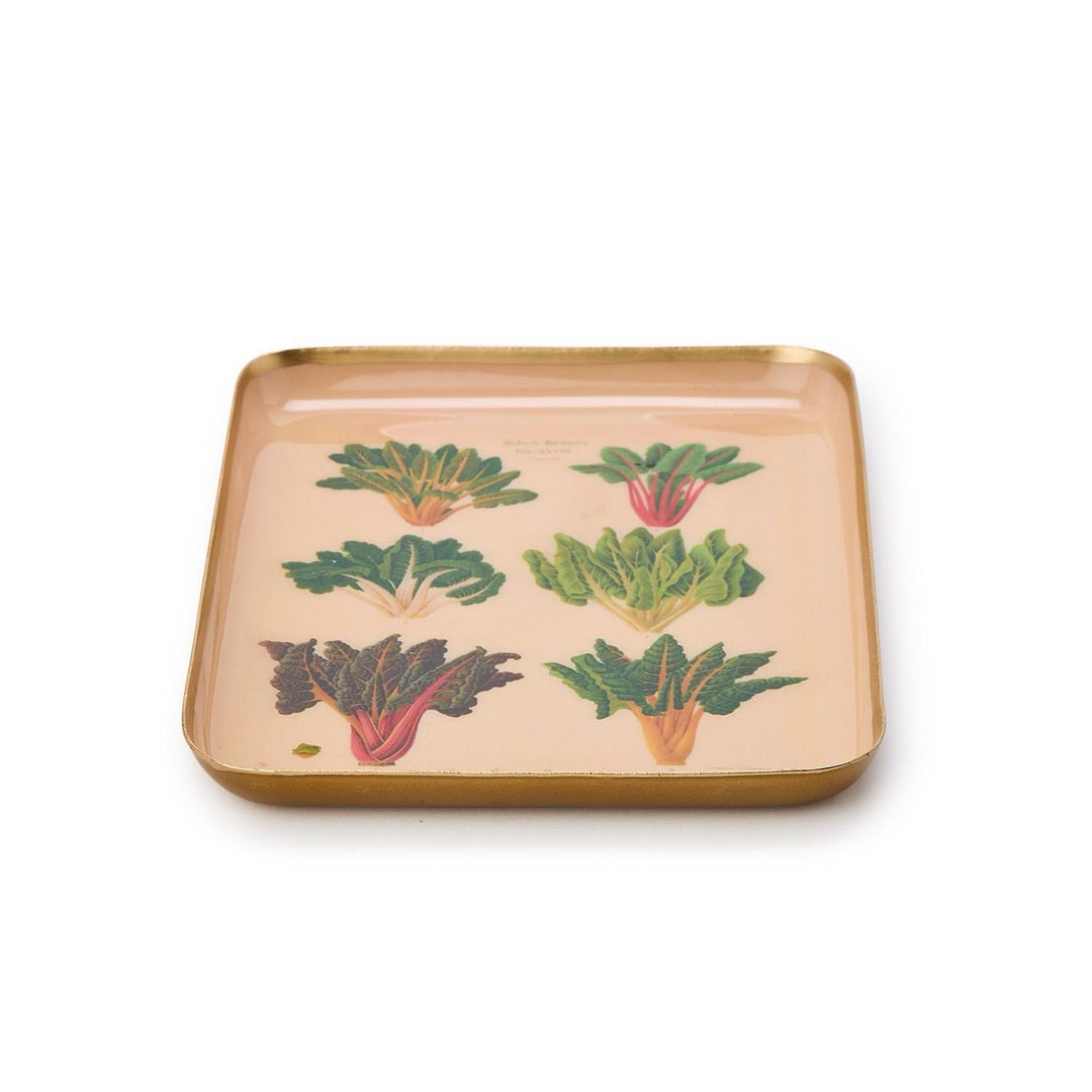 Garden Harvest Metal Trinket Tray