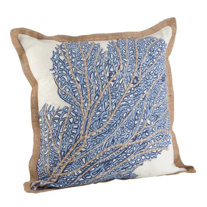 Sea Fan Pillow, 20" x 20"