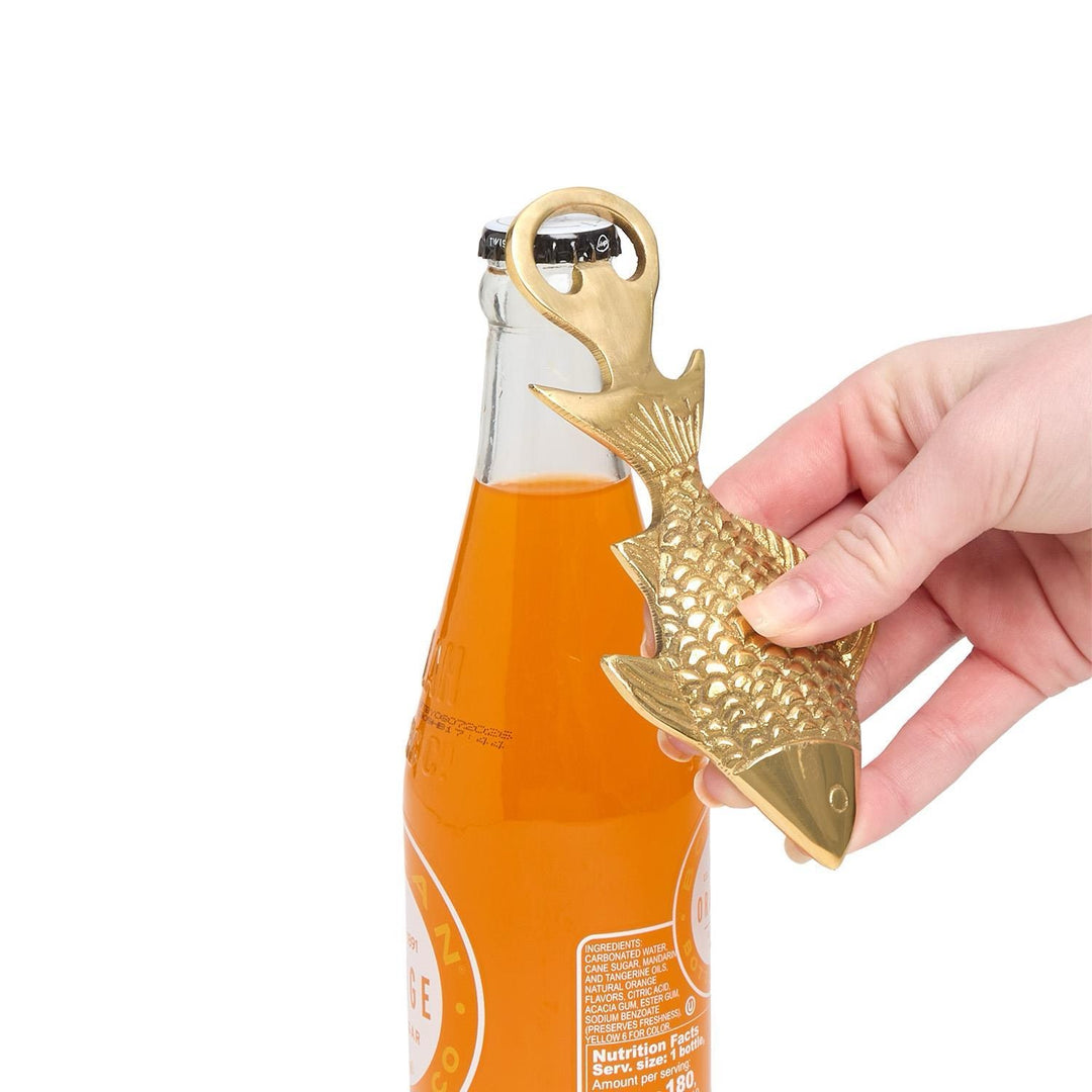 Brass Fish Bottle Opener