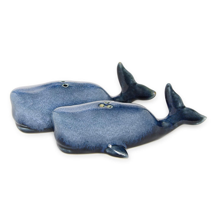 Whale Salt & Pepper Shaker Set