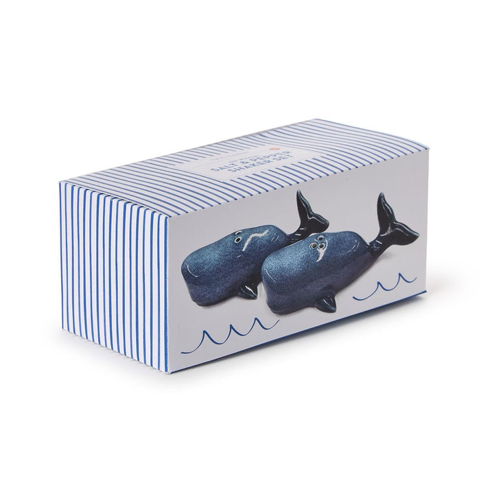 Whale Salt & Pepper Shaker Set