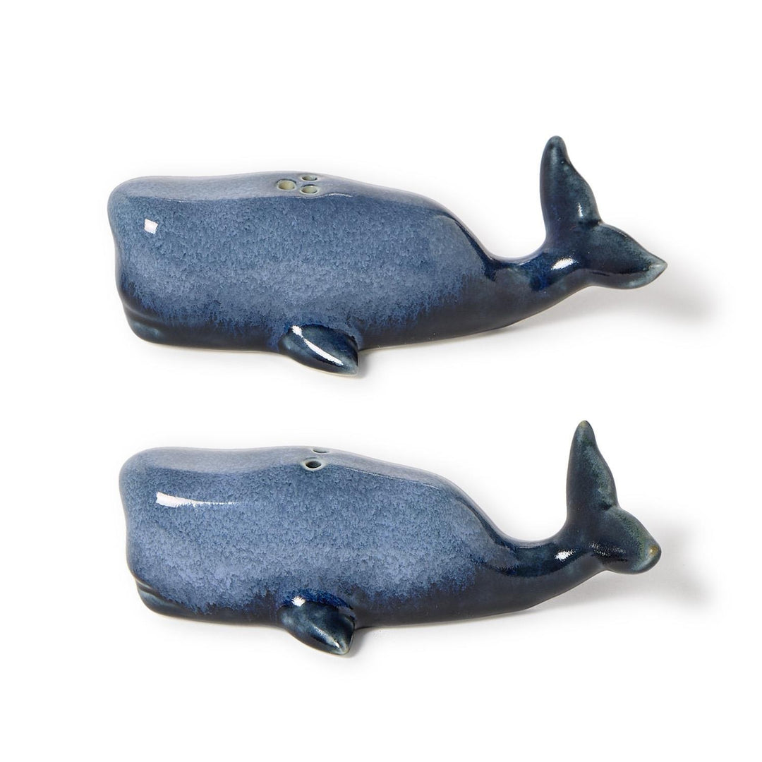 Whale Salt & Pepper Shaker Set