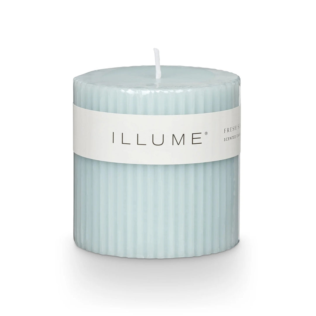 Fresh Sea Salt Small Pillar Candle
