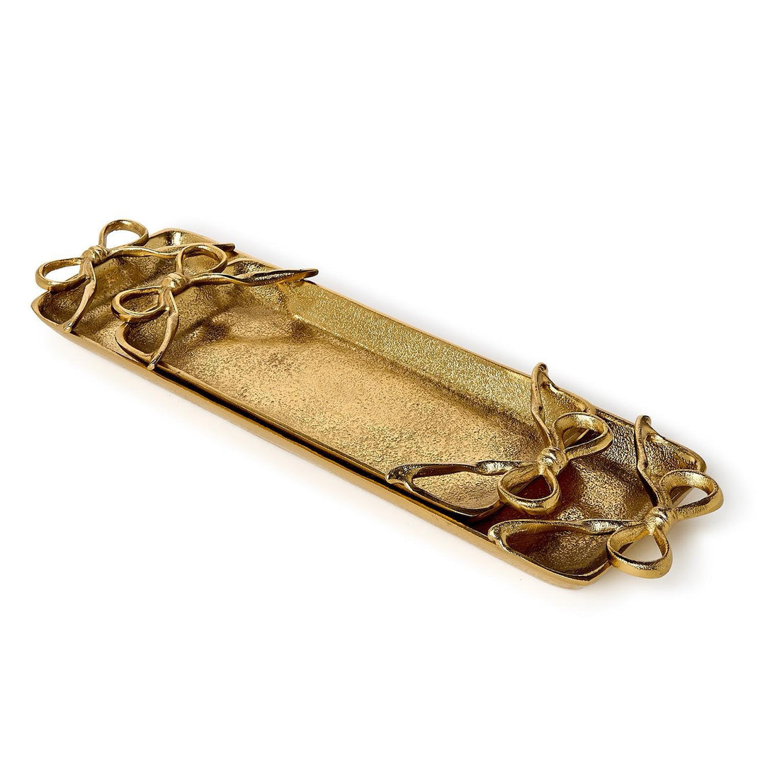 Gold Bows Serving Tray