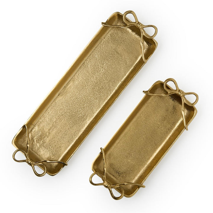 Gold Bows Serving Tray