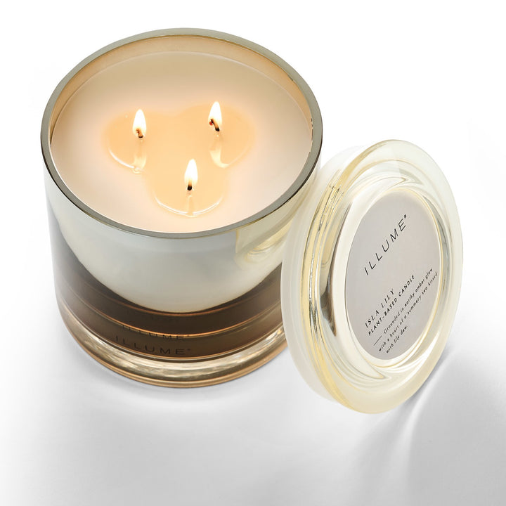 Isla Lily Statement Glass Candle