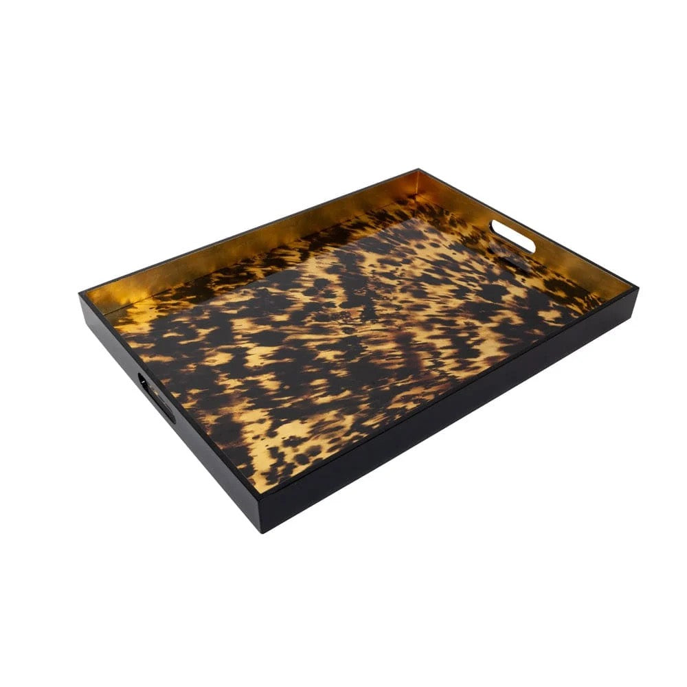 Tortoise Shell Lacquer Tray, 22" x 30"