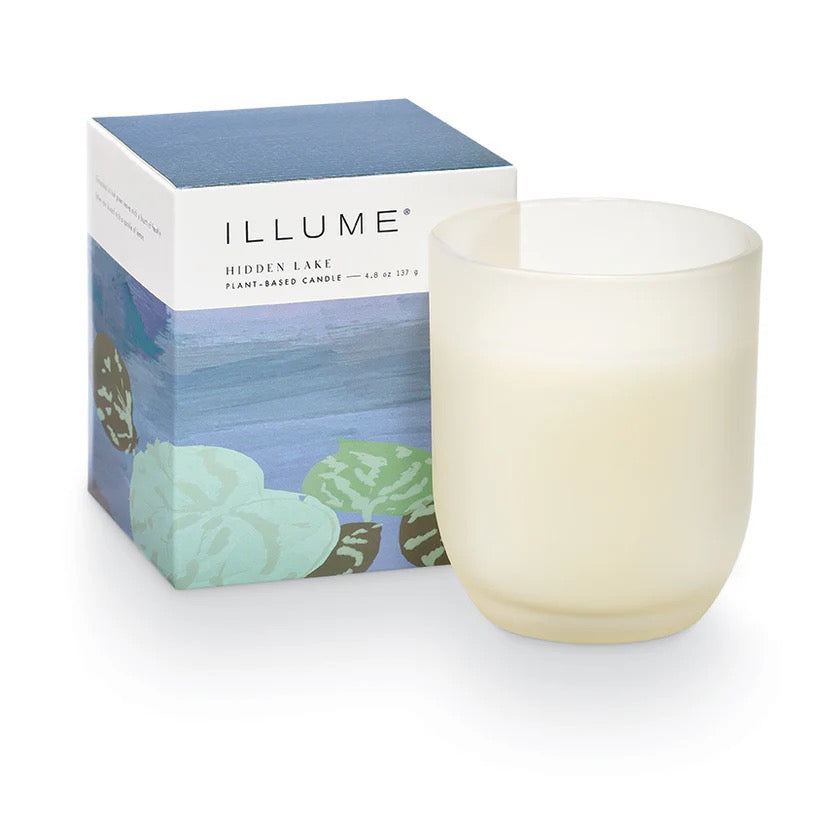 Hidden Lake Baby Boxed Glass Candle