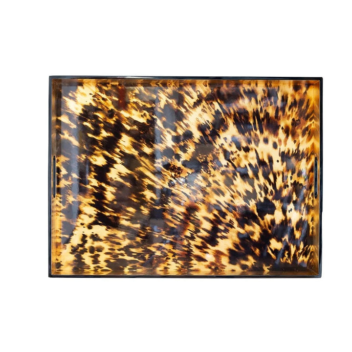 Tortoise Shell Lacquer Tray, 22" x 30"