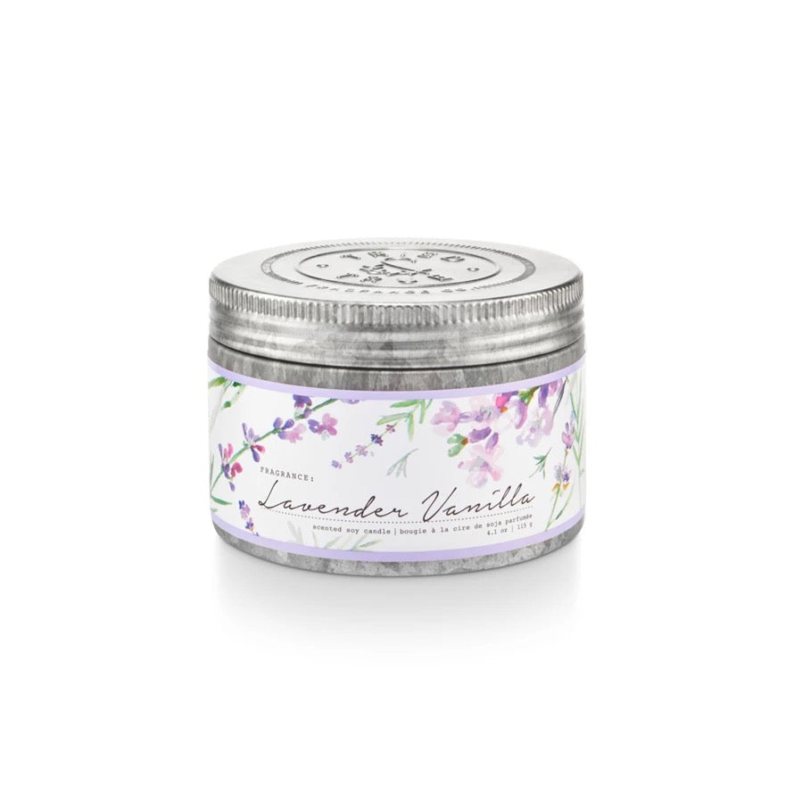 Lavender Vanilla Small Tin Candle