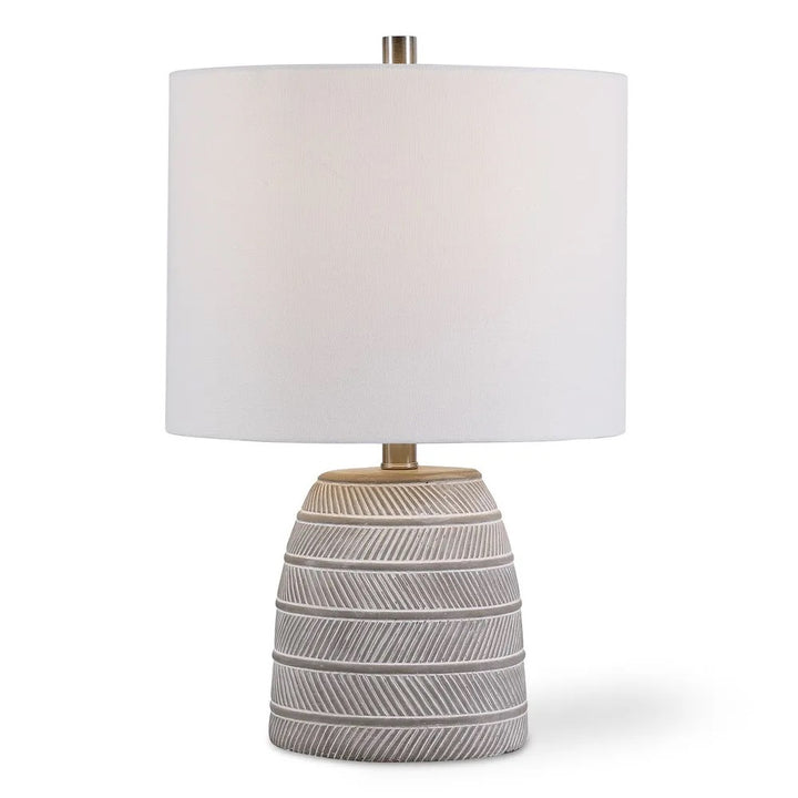 Modern Herringbone Table Lamp