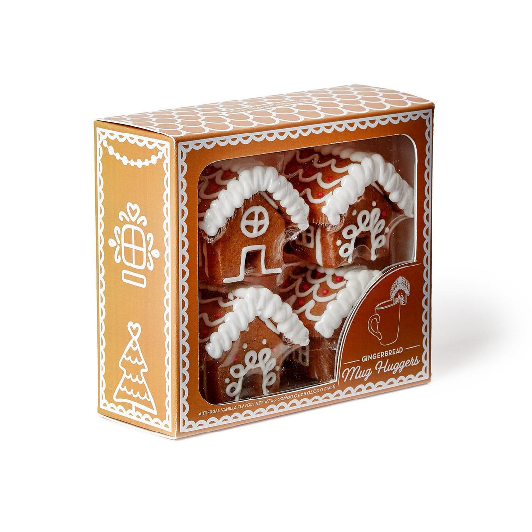 Gingerbread House Cookie Mug Huggers, Set Of 4