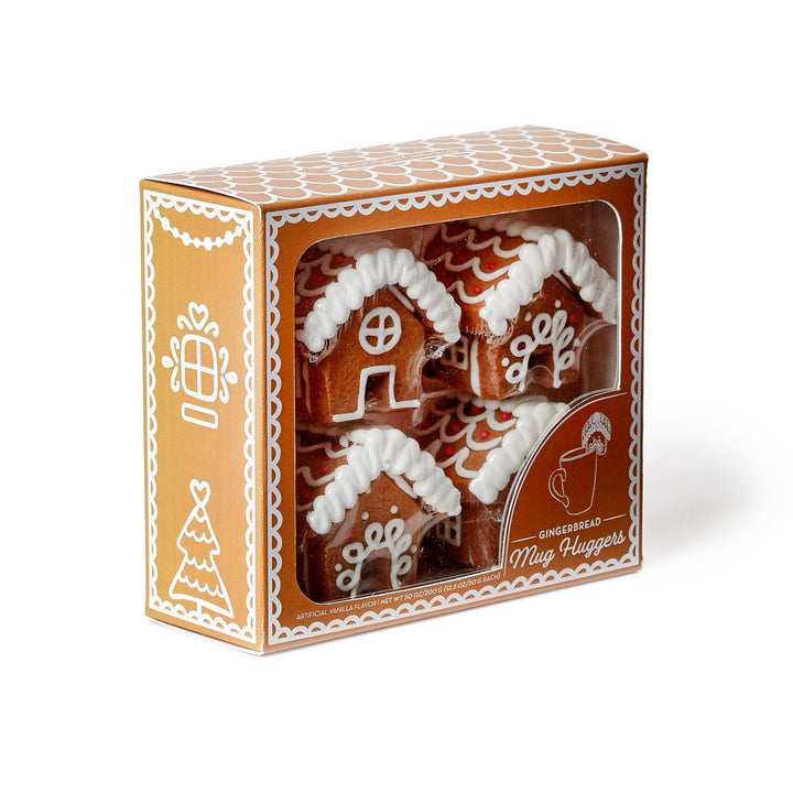 Gingerbread House Cookie Mug Huggers, Set Of 4