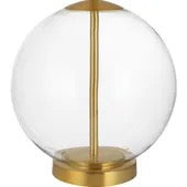 Eastham Glass & Brass Lamp, Round