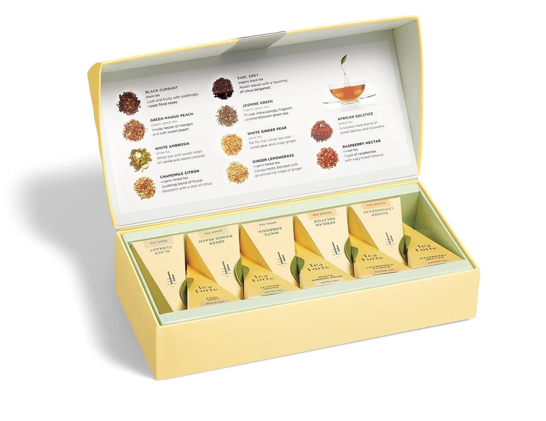 Tea Tasting Assortment Petite Presentation Box | 10 Infusers