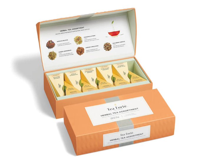 Herbal Tea Assortment Petite Presentation Box | 10 Infusers