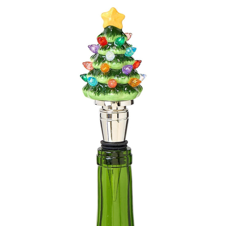 Light-Up Tree Bottle Stopper In Gift Box
