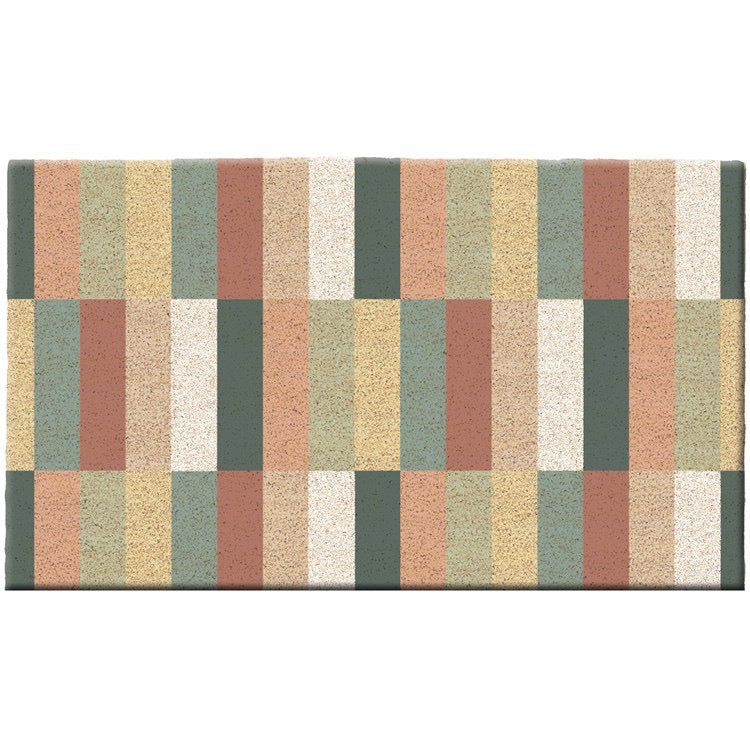 Color Block Doormat