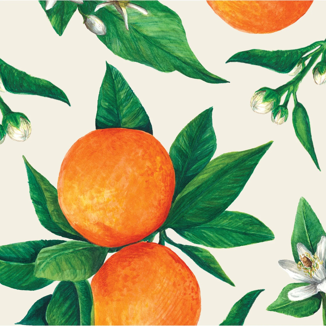 Orange Orchard Dinner Paper Napkins | Pack Of 16