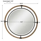 Melville Round Mirror, 36"