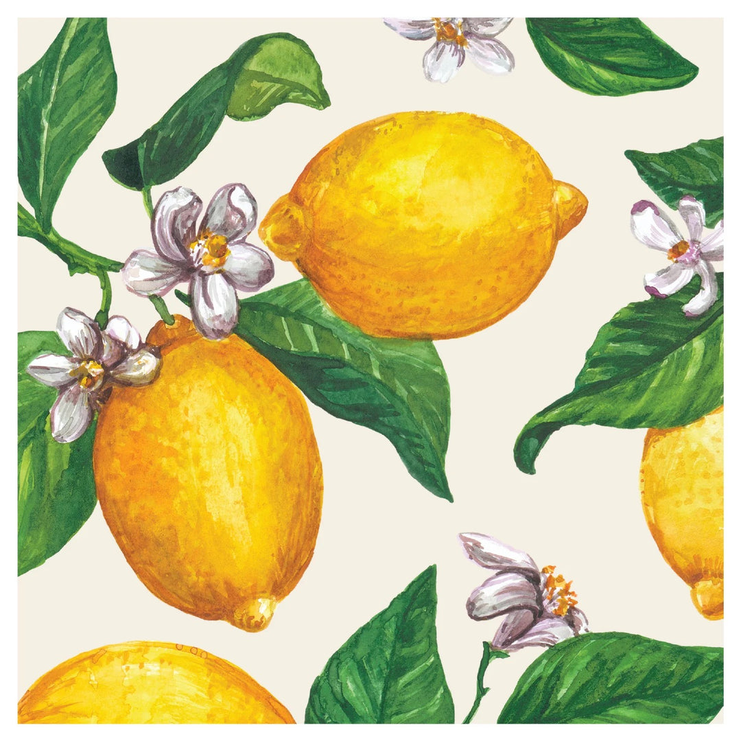 Lemons Dinner Paper Napkins | Pack Of 16