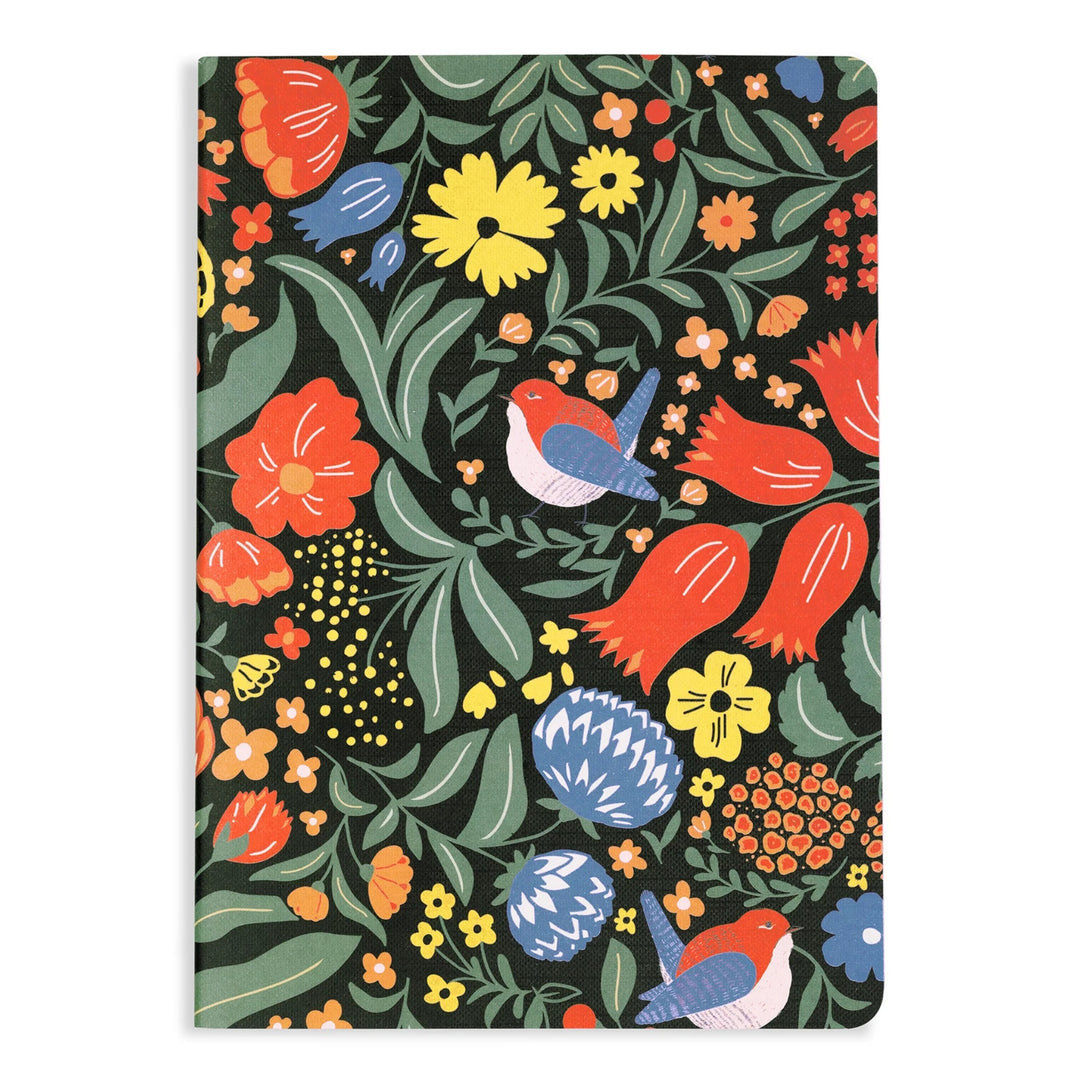 Wanderlust Stitched Notebooks, Set Of 3