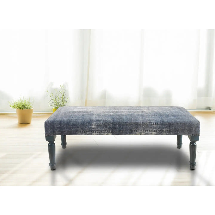Antique Blue Simple Living Indoor Bench