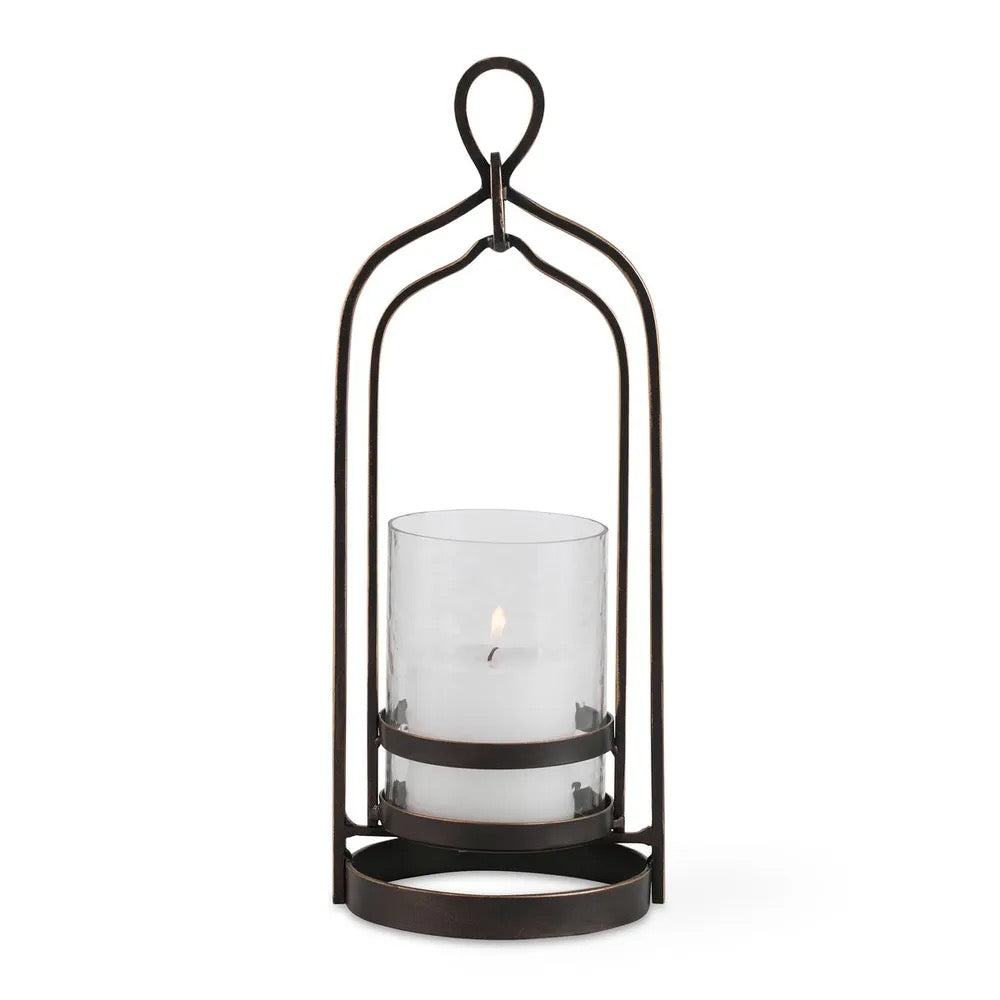 Shepherd Candleholder, Bronze