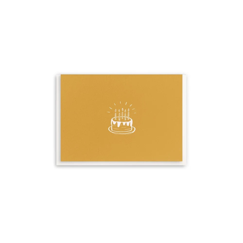 Birthday Cake Enclosure Card