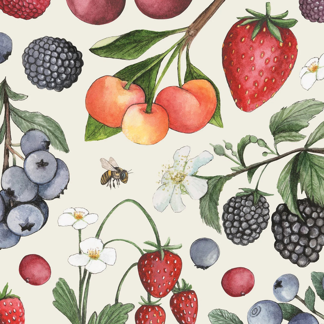 Wild Berry Dinner Paper Napkins | Pack Of 16