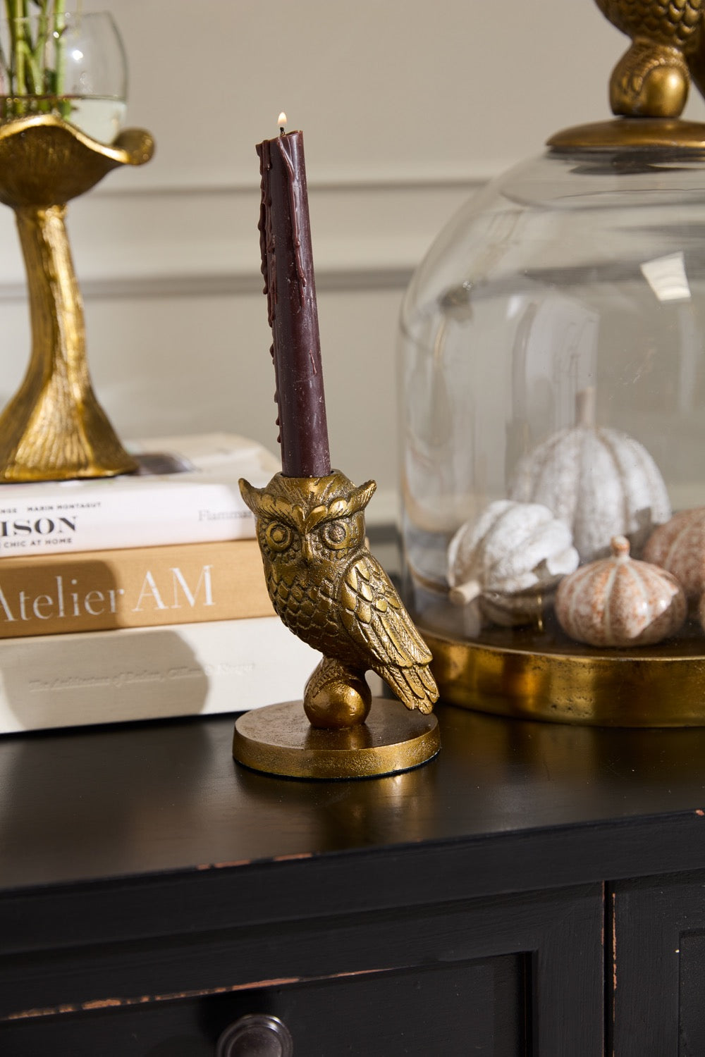 Owl Candleholder