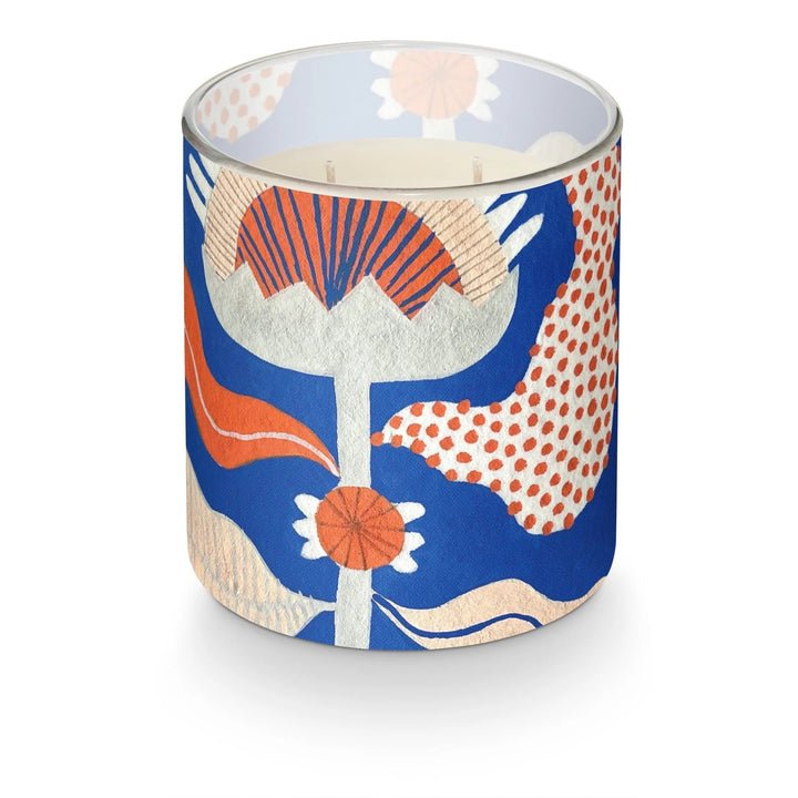 Rainy Walk Artist Glass Candle