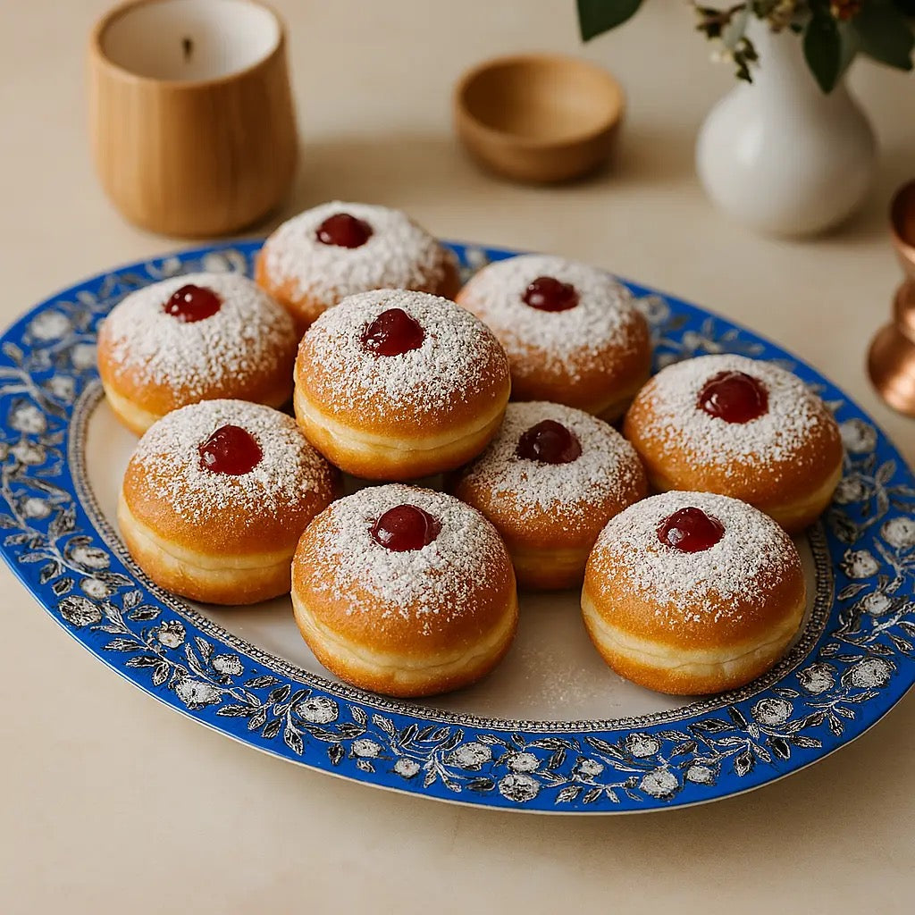 Hanukkah Oval Serving Platter