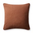 Rust Textured Pillow, 22" x 22"