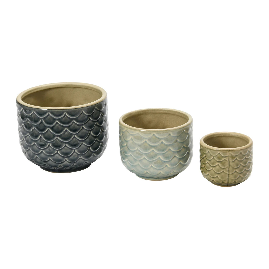 Decorative Stoneware Owl Containers