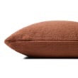 Rust Textured Pillow, 22" x 22"