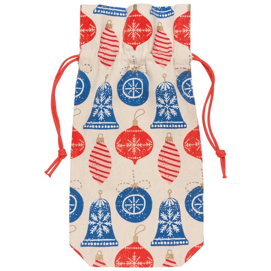 Bells & Ornaments Wine Bag