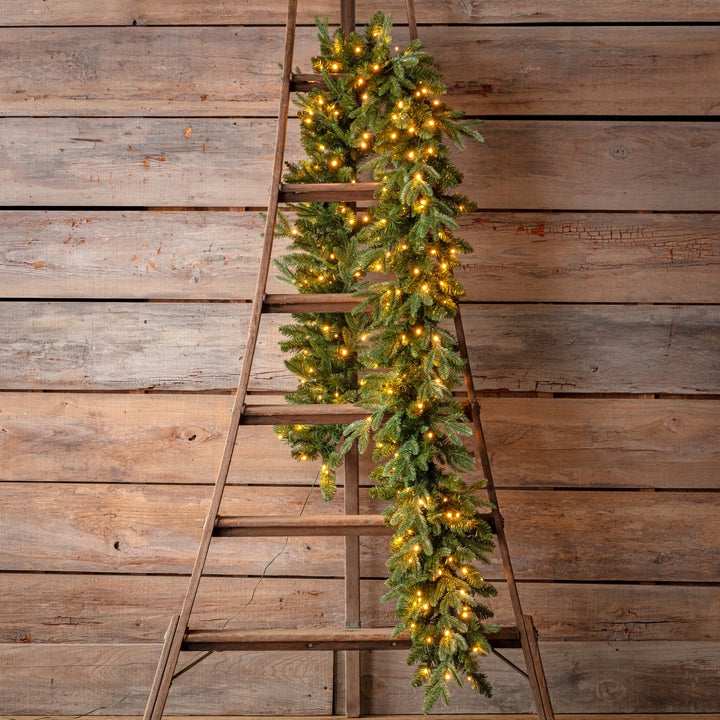 9' Douglas Fir Prelit Garland