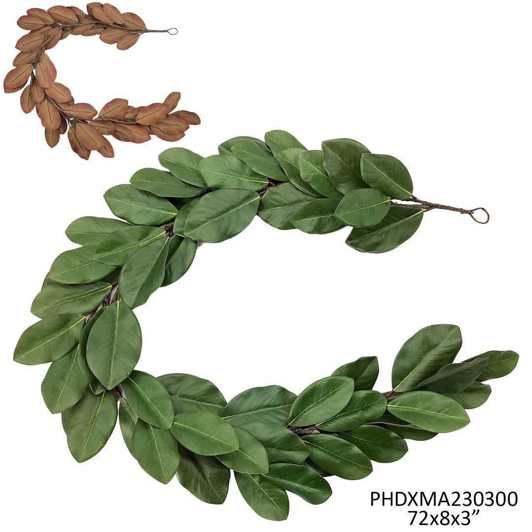 6' Monticello Magnolia Garland