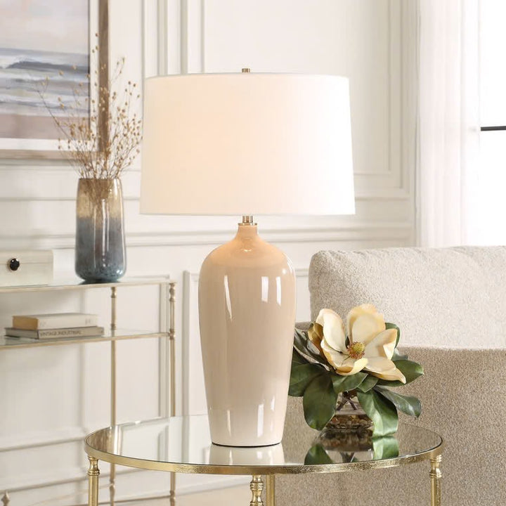 Santa Fe Table Lamp, Cream