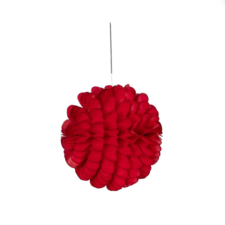 Honeycomb Patriotic Ruffled Orbs, Set Of 3