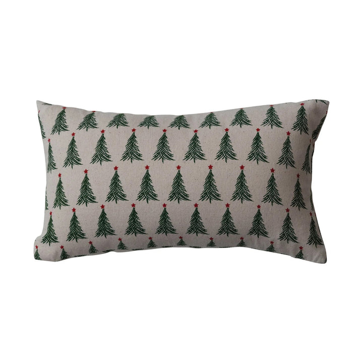 Christmas Tree Cotton Pillow, 9" x 16"